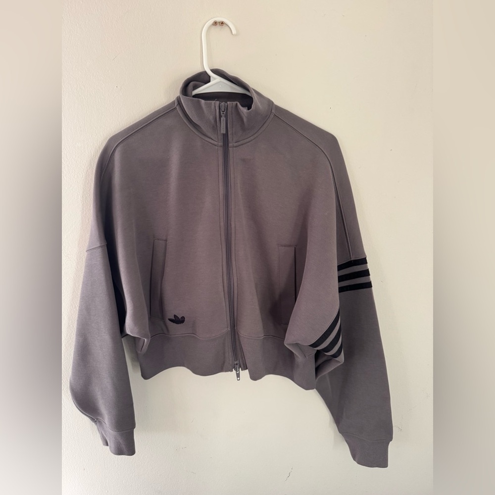 Adidas Women's Charcoal Bomber Jacket